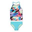 Printed High Neck Tankini Set