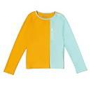 Long Sleeve Solid Blocked Logo Rashguard