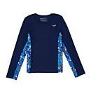 Long Sleeve Printed Splice Rashguard