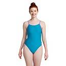 Solid Double Lace Back One Piece