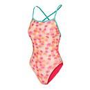 Printed Double X Back One Piece