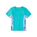 Short Sleeve Print Splice Rashguard