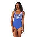 Colorblock Square Neck One Piece