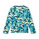 Long Sleeve Shark Chalk Swim Shirt