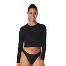 Long Sleeve Quantum Sheen Crop Rashguard