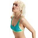Flu3nte Foil Convertible Strap Solid Bikini Top