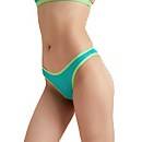Flu3nte Foil Cheeky Solid Scoop Bikini Bottom